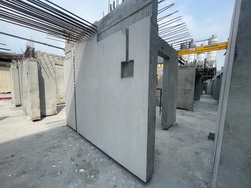 Precast lift wall panel